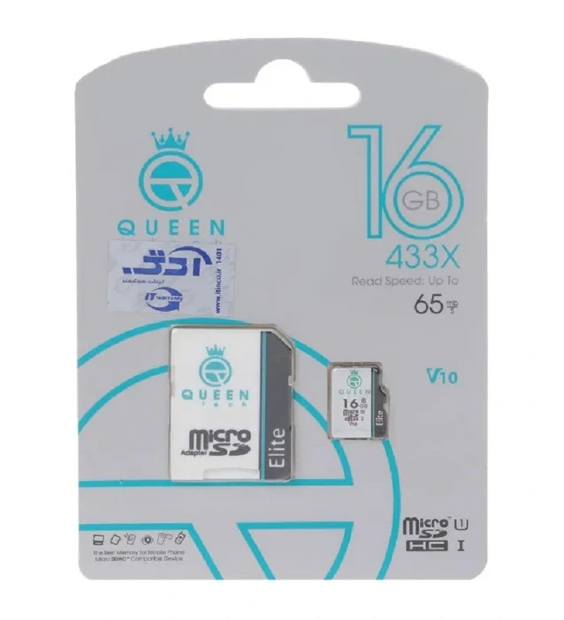 کارت حافظه کوئین ظرفیت 16 گیگ