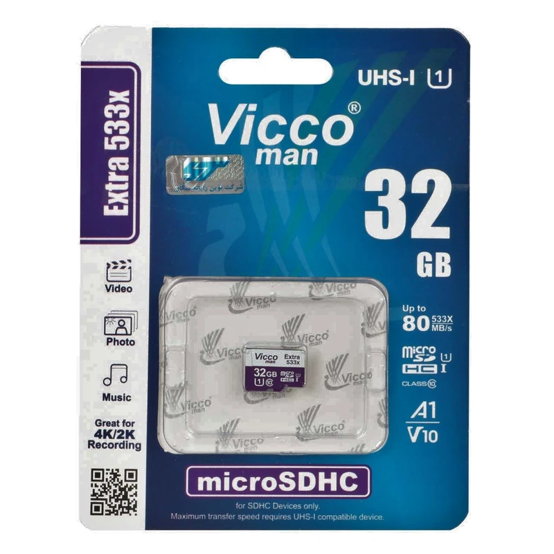 کارت حافظه microSDHC ویکومن مدل Extre 533X ظرفیت 32 گیگابایت