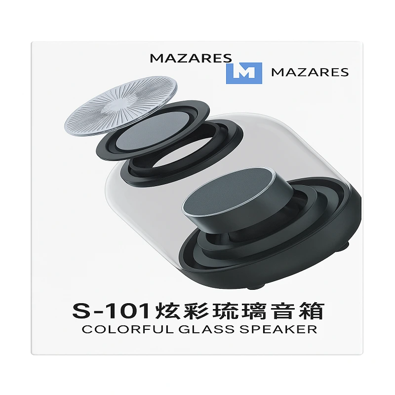 اسپیکر شیشهای Mazares مدلS-101 - تصویر 2