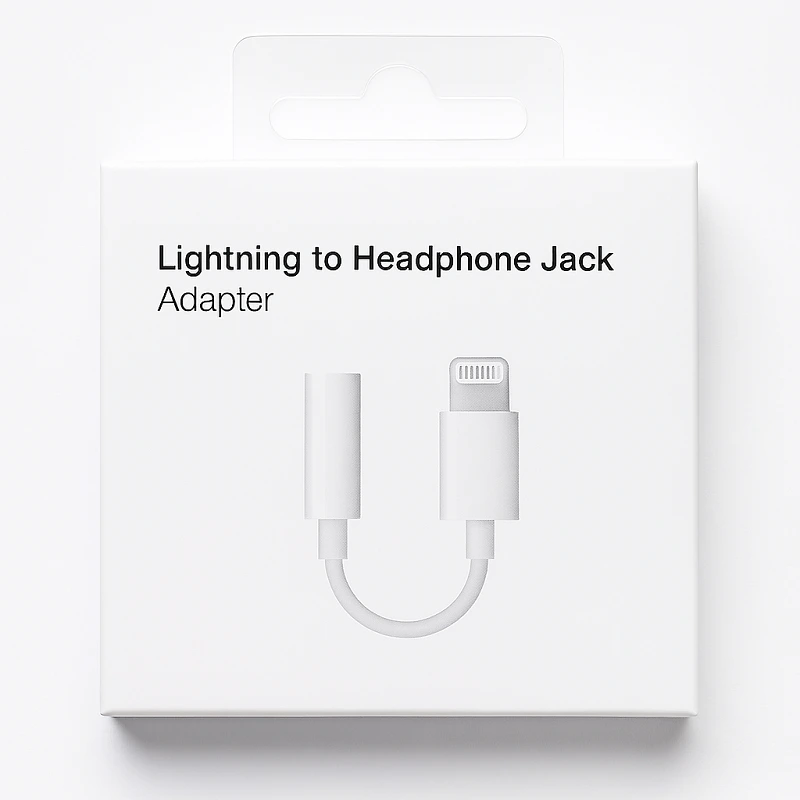 مبدل Lightning به جک هندزفری ۳.۵ میلی‌متری