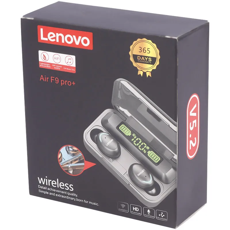 هندزفری بلوتوث دو تایی Lenovo Air F9 pro plus TWS